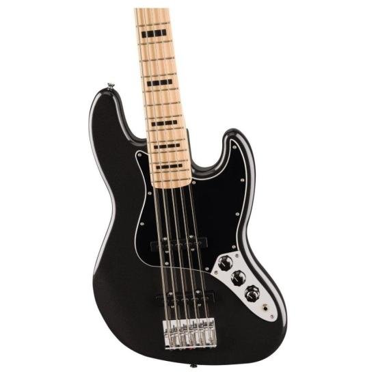 CONTRABAIXO SQUIER AFFINITY ACTIVE JAZZ BASS V BLACK METALLIC por 4.299,00 à vista no boleto/pix ou parcele em até 12x sem juros. Compre na loja Mundomax!