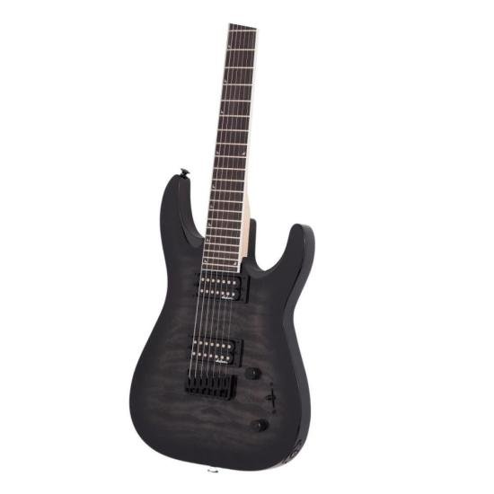 Guitarra Jackson JS Series Dinky Arch Top JS22Q-7 DKA HT Transparent por 4.199,00 à vista no boleto/pix ou parcele em até 12x sem juros. Compre na loja Mundomax!