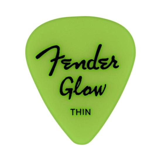 Palheta Fender Glow in The Dark (C/12) por 55,00 à vista no boleto/pix ou parcele em até 2x sem juros. Compre na loja Mundomax!