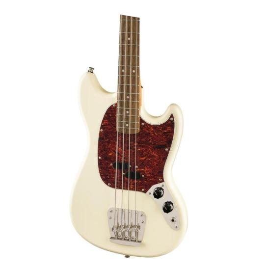 Contrabaixo Short Scale Squier Mustang Classic Vibe 60s Olympic White por 5.399,00 à vista no boleto/pix ou parcele em até 12x sem juros. Compre na loja Mundomax!