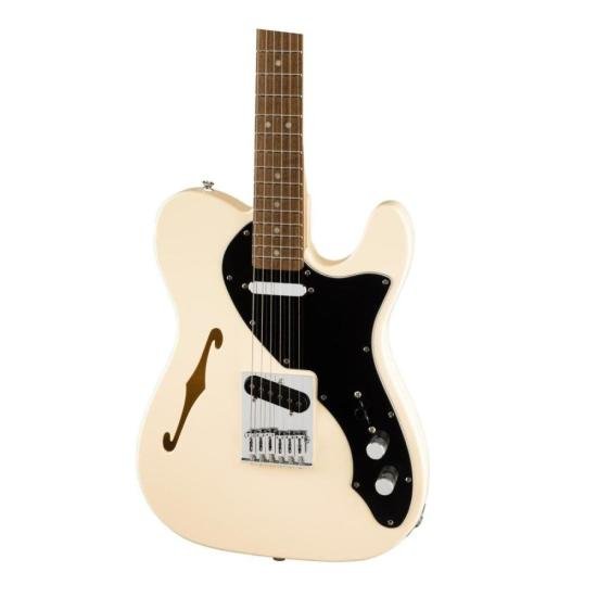 Guitarra Squier Telecaster Affinity Series® Thinline Olympic White por 3.499,00 à vista no boleto/pix ou parcele em até 12x sem juros. Compre na loja Mundomax!