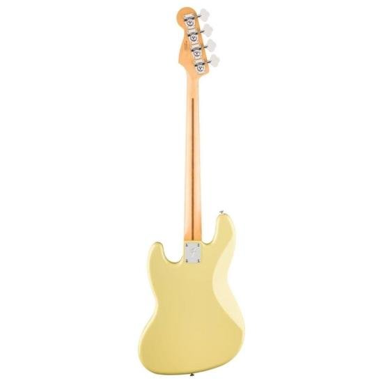 Contrabaixo Fender Jazz Bass Player II Hialeah Yellow por 8.599,00 à vista no boleto/pix ou parcele em até 12x sem juros. Compre na loja Mundomax!