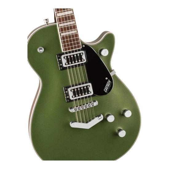 GUITARRA GRETSCH G5220 ELECTROMATIC JET BT OLIVE METALLIC por 5.999,00 à vista no boleto/pix ou parcele em até 12x sem juros. Compre na loja Mundomax!