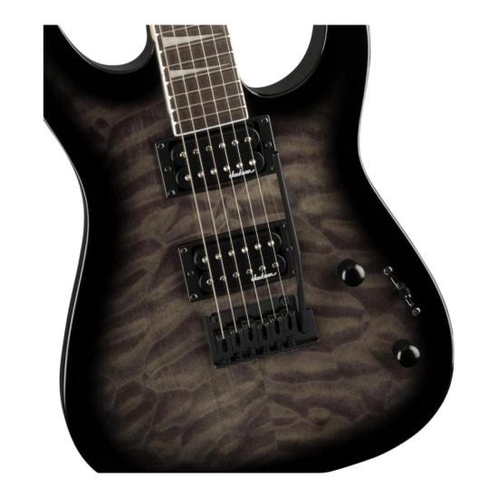 Guitarra Jackson JS Series Dinky JS20 DKAQ 2PT Preto Transparente por 2.799,00 à vista no boleto/pix ou parcele em até 12x sem juros. Compre na loja Mundomax!