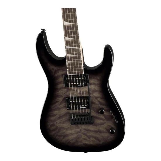 Guitarra Jackson JS Series Dinky JS20 DKAQ 2PT Preto Transparente por 2.799,00 à vista no boleto/pix ou parcele em até 12x sem juros. Compre na loja Mundomax!
