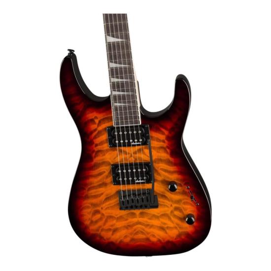 Guitarra Jackson JS Series Dinky JS20 DKQ 2 PT Transparent Tobacco Burst por 2.799,00 à vista no boleto/pix ou parcele em até 12x sem juros. Compre na loja Mundomax!