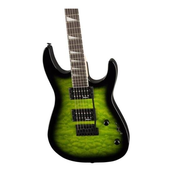 Guitarra Jackson JS Series Dinky JS20 DKQ 2PT Transparent Green por 2.799,00 à vista no boleto/pix ou parcele em até 12x sem juros. Compre na loja Mundomax!