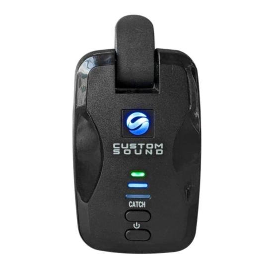 Transmissor Custom Sound CSTR 2 Sem fio Preto por 599,00 à vista no boleto/pix ou parcele em até 10x sem juros. Compre na loja Mundomax!