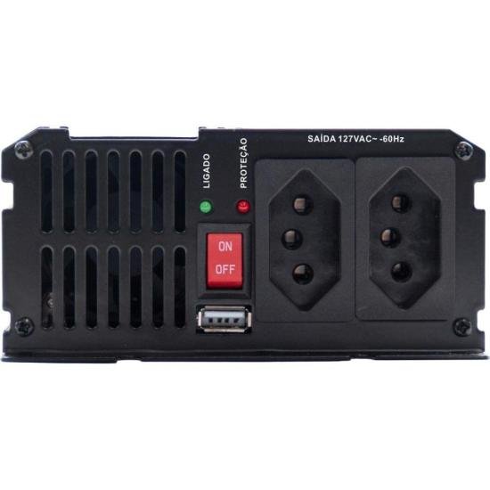 Inversor Automotivo HAYONIK MSW1208 Onda Modificada 800W 12V/127V por 799,00 à vista no boleto/pix ou parcele em até 10x sem juros. Compre na loja Mundomax!