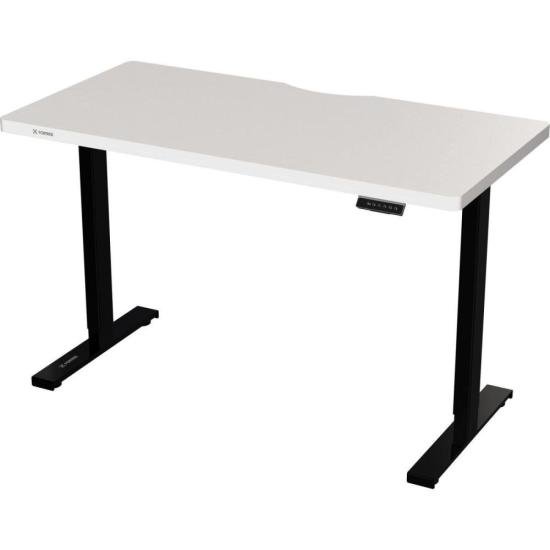Mesa Elétrica Altura Ajustável Fortrek Preta e Tampo Branco 140x70 por 1.799,90 à vista no boleto/pix ou parcele em até 12x sem juros. Compre na loja Fortrek!