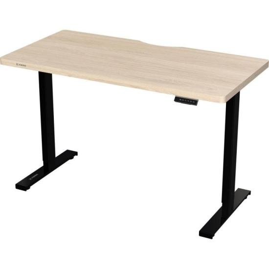 Mesa Elétrica Altura Ajustável Fortrek Preta e Tampo Berlim 140x70 por 1.799,90 à vista no boleto/pix ou parcele em até 12x sem juros. Compre na loja Fortrek!