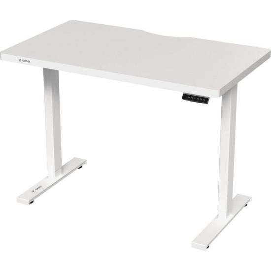 Mesa Elétrica Altura Ajustável Fortrek Branca e Tampo Branco 140x70 por 1.879,90 à vista no boleto/pix ou parcele em até 12x sem juros. Compre na loja Fortrek!