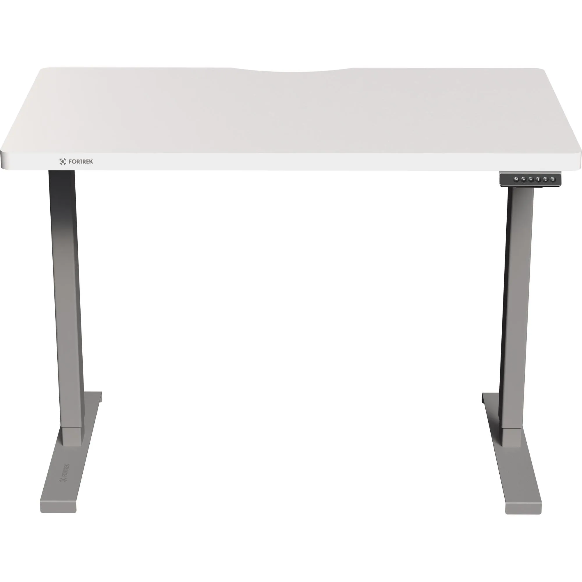 Mesa Ergonômica Fortrek Cinza com Tampo Branco 120x70 por 1.849,90 à vista no boleto/pix ou parcele em até 12x sem juros. Compre na loja Fortrek!