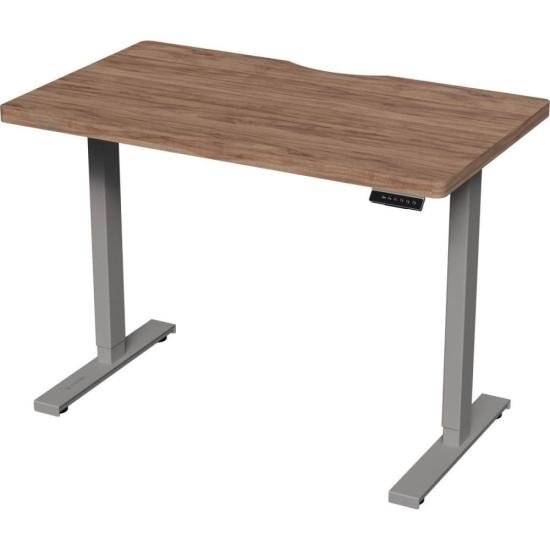 Mesa Elétrica Altura Ajustável Fortrek Cinza Tampo Rústica 120x70 por 1.759,90 à vista no boleto/pix ou parcele em até 12x sem juros. Compre na loja Fortrek!