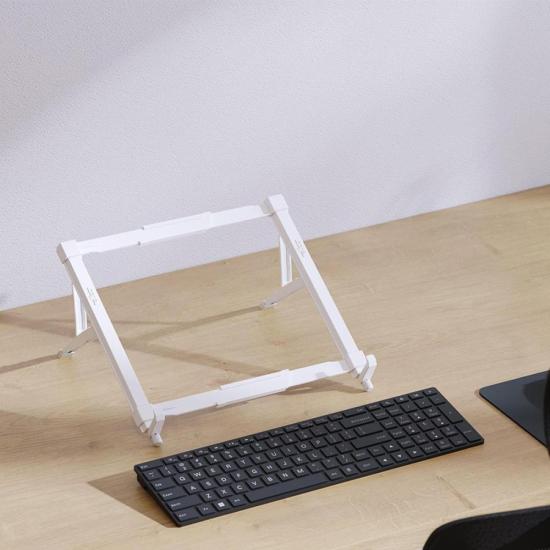 Suporte Para Notebook ABS Branco Reliza por 25,00 à vista no boleto/pix ou parcele em até 1x sem juros. Compre na loja Mundomax!