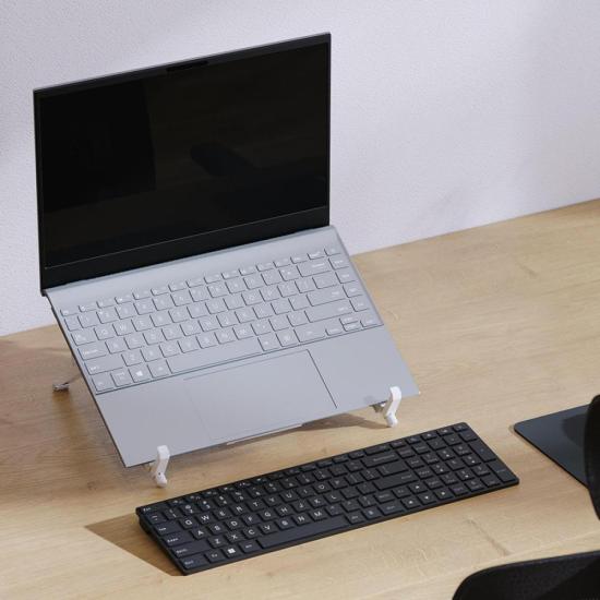 Suporte Para Notebook ABS Branco Reliza por 25,00 à vista no boleto/pix ou parcele em até 1x sem juros. Compre na loja Mundomax!