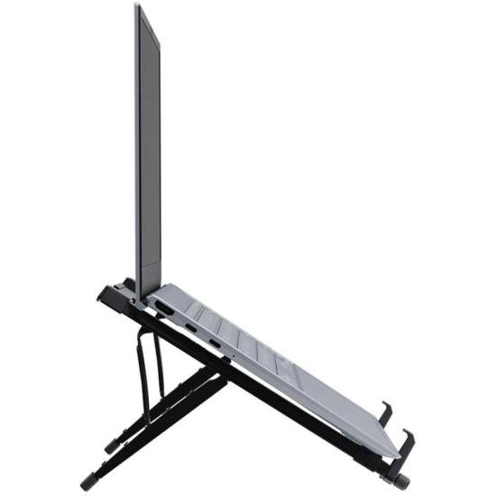 Suporte Para Notebook ABS Preto Reliza por 26,00 à vista no boleto/pix ou parcele em até 1x sem juros. Compre na loja Mundomax!