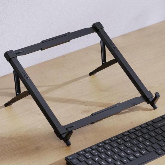 Suporte Para Notebook ABS Preto Reliza por 26,00 à vista no boleto/pix ou parcele em até 1x sem juros. Compre na loja Mundomax!