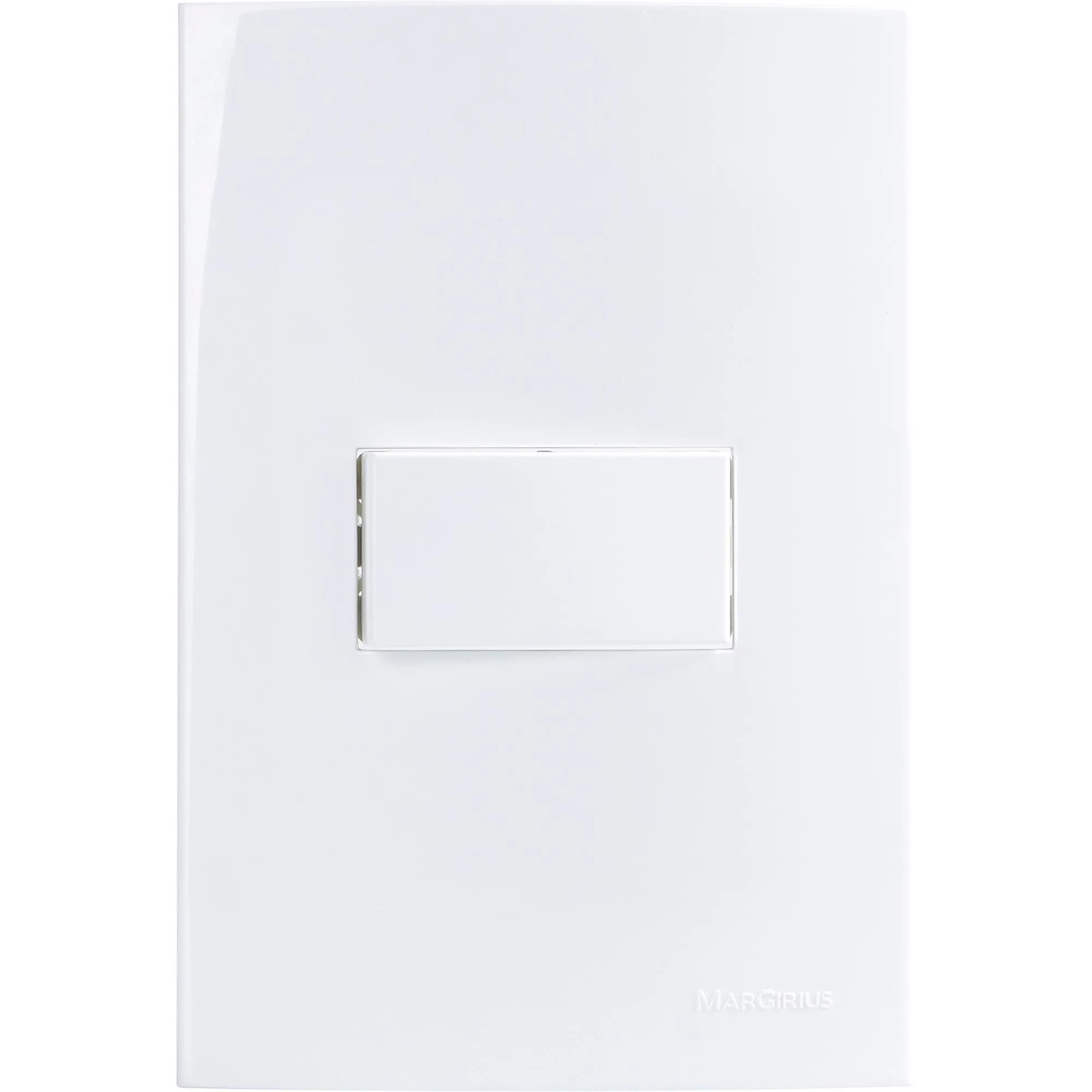 Conjunto Interruptor Paralelo 2P+T 10A Sleek 4x2 250V Branco Margirius (84636)