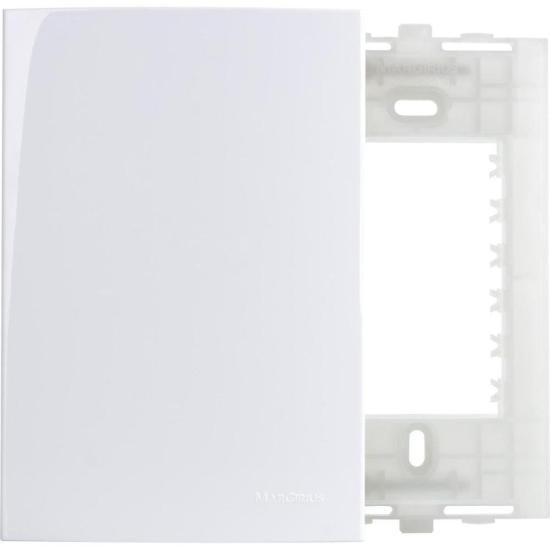 Conjunto Placa + Suporte Sleek 4x2 Branco Margirius por 0,00 à vista no boleto/pix ou parcele em até 1x sem juros. Compre na loja Mundomax!