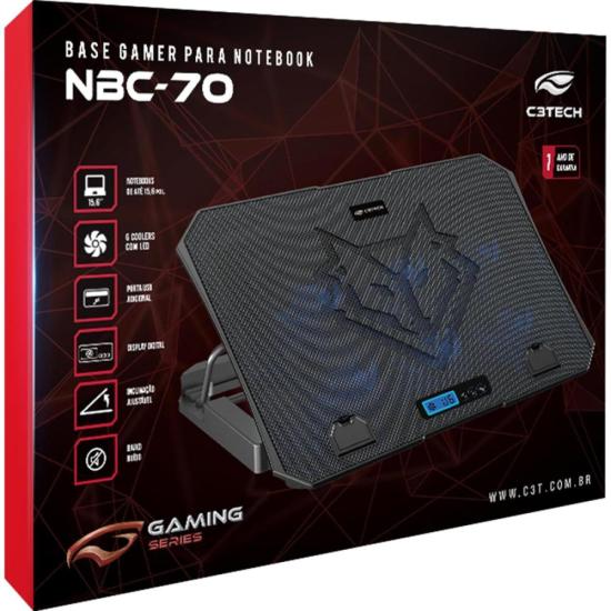 Suporte Para Notebook NBC-70BK C3Tech por 139,00 à vista no boleto/pix ou parcele em até 5x sem juros. Compre na loja Mundomax!