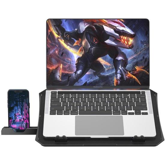 Suporte Para Notebook NBC-40BK C3Tech por 72,00 à vista no boleto/pix ou parcele em até 2x sem juros. Compre na loja Mundomax!