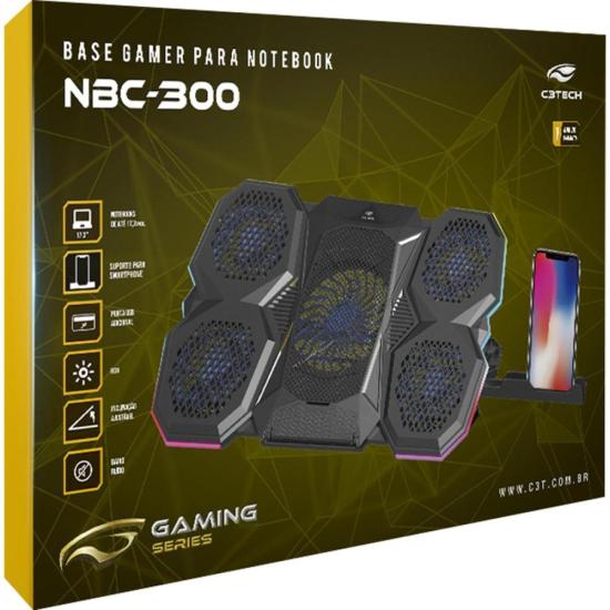 Suporte Para Notebook NBC-300BK C3Tech por 159,00 à vista no boleto/pix ou parcele em até 6x sem juros. Compre na loja Mundomax!