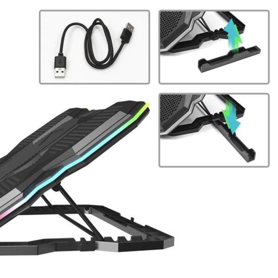 Suporte Para Notebook NBC-300BK C3Tech por 159,00 à vista no boleto/pix ou parcele em até 6x sem juros. Compre na loja Mundomax!