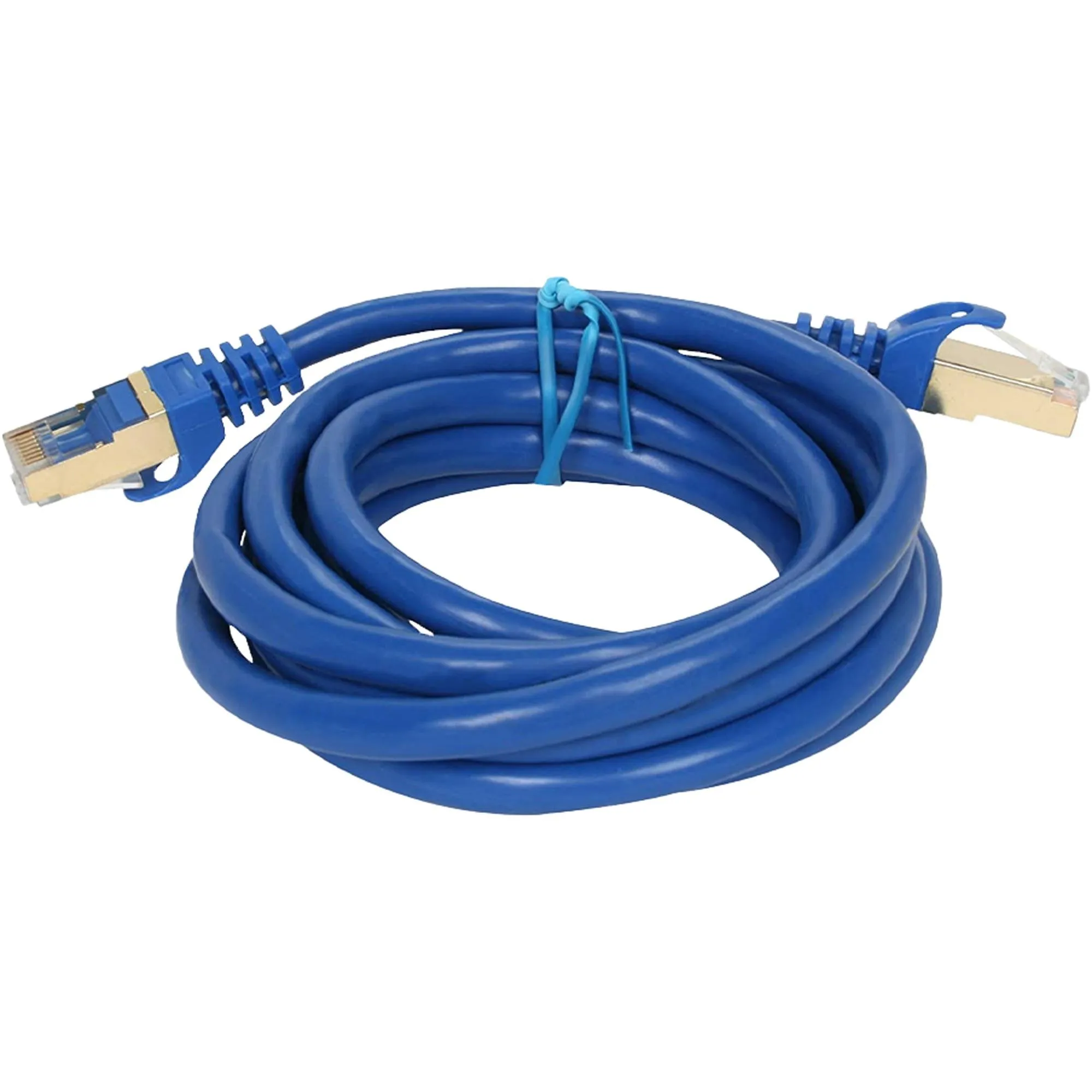 Patch Cord Cat7 2,5m Azul PlusCable por 25,00 à vista no boleto/pix ou parcele em até 1x sem juros. Compre na loja Mundomax!