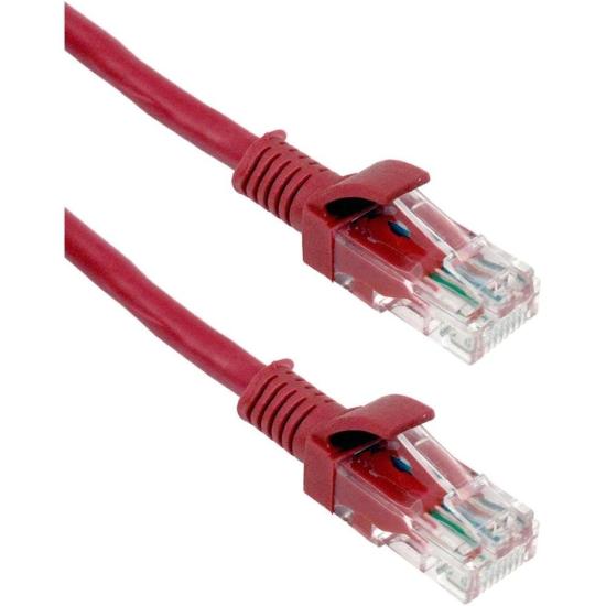 Patch Cord Cat5E 2,5m Vermelho PlusCable por 9,00 à vista no boleto/pix ou parcele em até 1x sem juros. Compre na loja Mundomax!