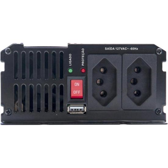 Inversor Automotivo HAYONIK MSW1115 Onda Modificada 1500W 12V/127V por 1.049,00 à vista no boleto/pix ou parcele em até 12x sem juros. Compre na loja Mundomax!