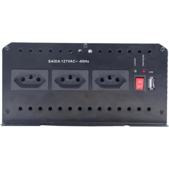 Inversor Automotivo HAYONIK MSW112 Onda Modificada 2000W 12V/127V por 1.899,00 à vista no boleto/pix ou parcele em até 12x sem juros. Compre na loja Mundomax!