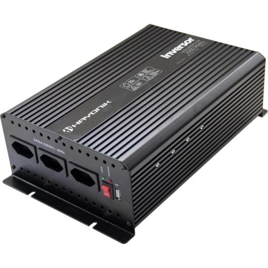Inversor Automotivo HAYONIK MSW122 Onda Modificada 2000W 12V/220V por 1.799,00 à vista no boleto/pix ou parcele em até 12x sem juros. Compre na loja Mundomax!