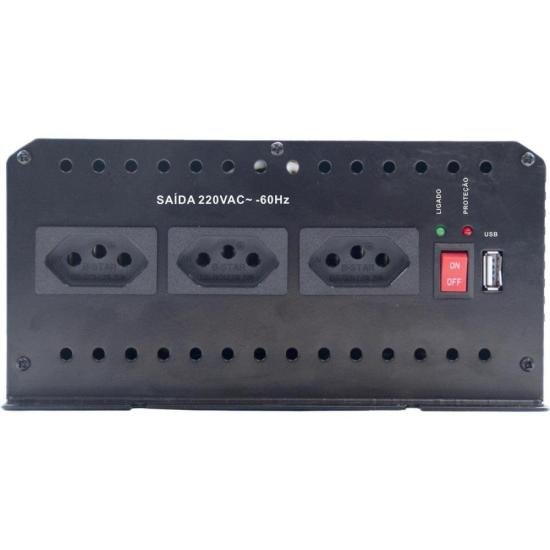 Inversor Automotivo HAYONIK MSW122 Onda Modificada 2000W 12V/220V por 1.799,00 à vista no boleto/pix ou parcele em até 12x sem juros. Compre na loja Mundomax!