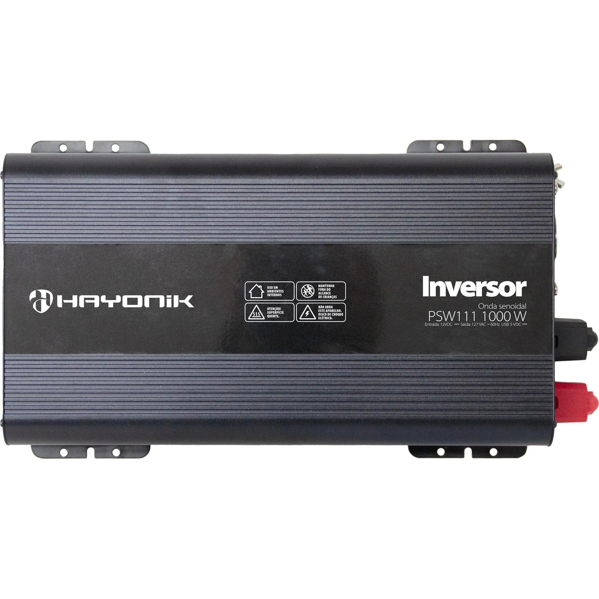 Inversor de Onda Senoidal Hayonik PSW111 1000W 12V/127V USB (84818)