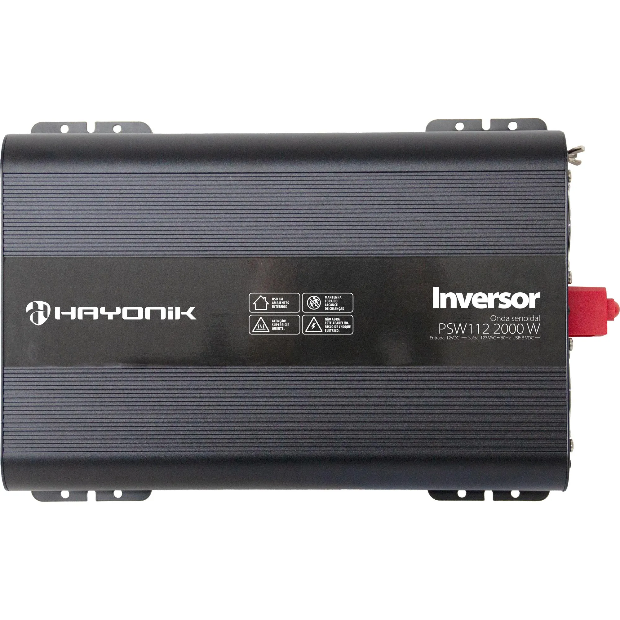 Inversor de Onda Senoidal Hayonik PSW112 2000W 12V/127V USB (84819)