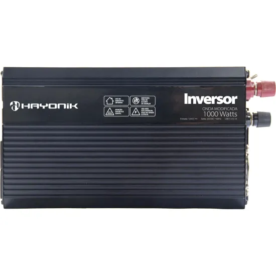 Inversor Automotivo HAYONIK  MSW Onda Modificada 1000W 12V/220V (84820)
