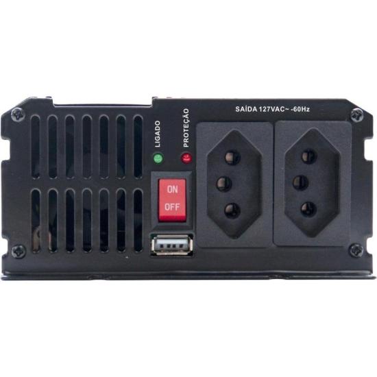 Inversor Automotivo HAYONIK MSW2115 Onda Modificada 1500W 24V/127V por 1.169,00 à vista no boleto/pix ou parcele em até 12x sem juros. Compre na loja Mundomax!