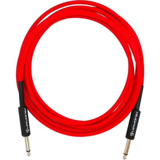 Cabo Para Instrumento Hayonik Player P10 x P10 3m Vermelho por 79,00 à vista no boleto/pix ou parcele em até 3x sem juros. Compre na loja Mundomax!