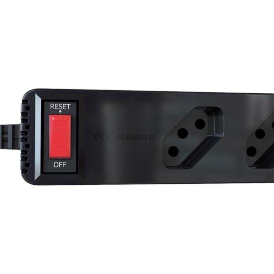 Filtro de Linha Com Proteção DPS 3P Energia 5 Clamper Preto por 81,00 à vista no boleto/pix ou parcele em até 3x sem juros. Compre na loja Mundomax!