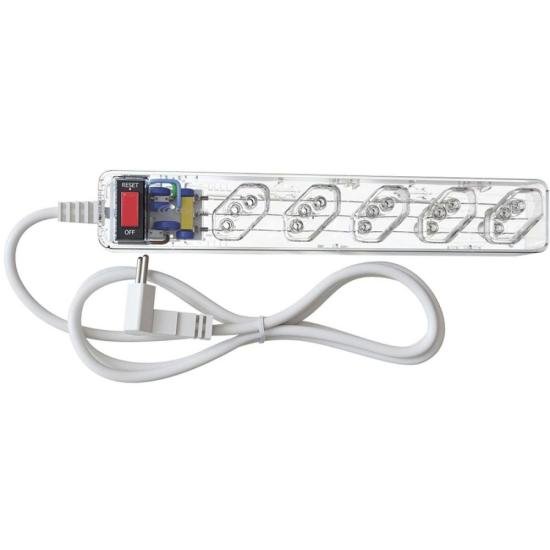 Filtro de Linha Com Proteção DPS 3P Energia 5 Clamper Transparente por 80,00 à vista no boleto/pix ou parcele em até 3x sem juros. Compre na loja Mundomax!