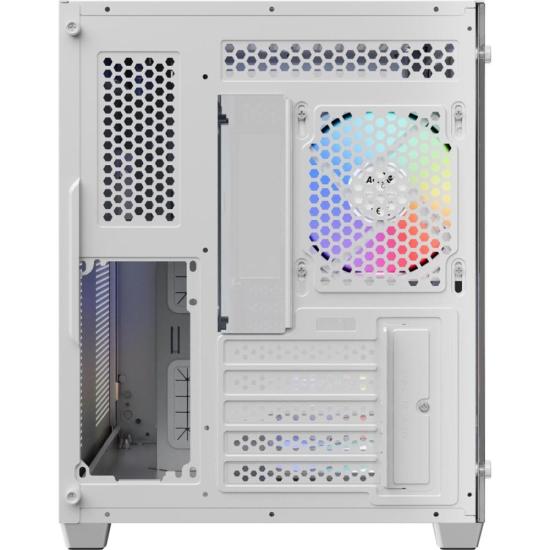 Gabinete Gamer Aerocool Dryft Mini Branco Com 6 fans ARGB Lateral Vidro por 752,58 à vista no boleto/pix ou parcele em até 10x sem juros. Compre na loja Aerocool!