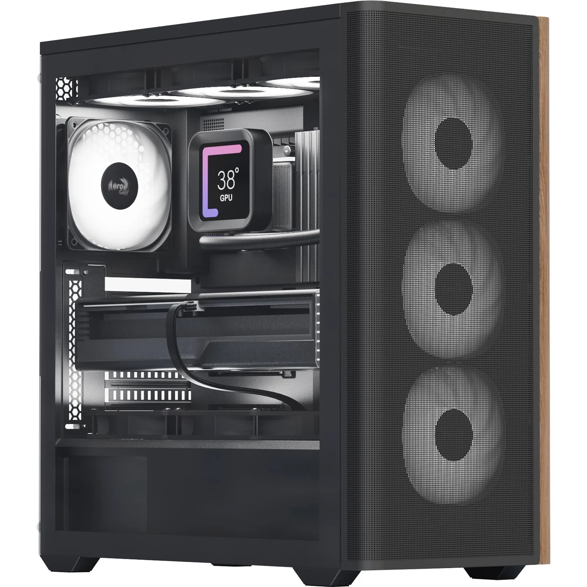 Gabinete Aerocool D501-V1 Preto por 656,00 à vista no boleto/pix ou parcele em até 10x sem juros. Compre na loja Mundomax!