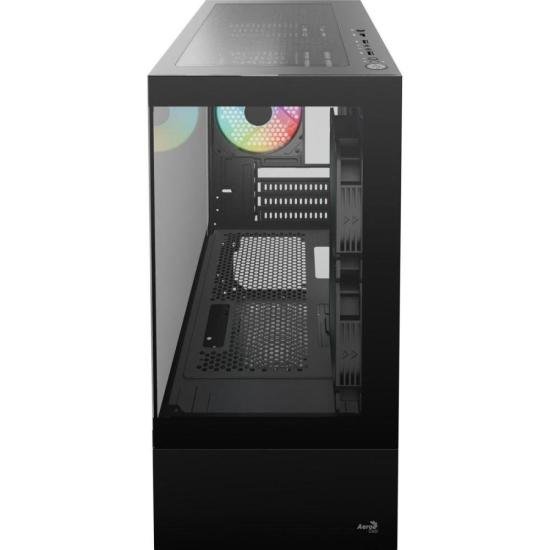 Gabinete Gamer Aerocool Viewport USB-C V1 Preto Lateral Vidro Temperado por 499,00 à vista no boleto/pix ou parcele em até 10x sem juros. Compre na loja Mundomax!