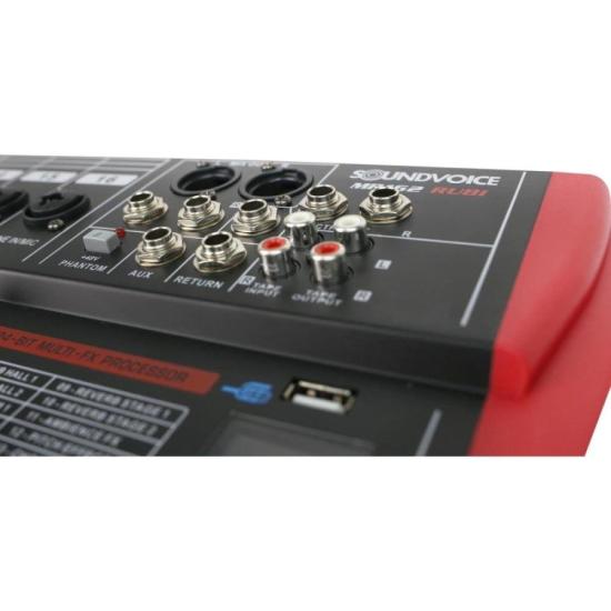 Mesa de Som Soundvoice MR-162 Rubi por 1.699,00 à vista no boleto/pix ou parcele em até 12x sem juros. Compre na loja Mundomax!