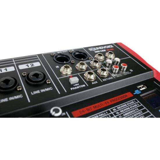 Mesa de Som Soundvoice MR-122 Rubi por 1.529,00 à vista no boleto/pix ou parcele em até 12x sem juros. Compre na loja Mundomax!