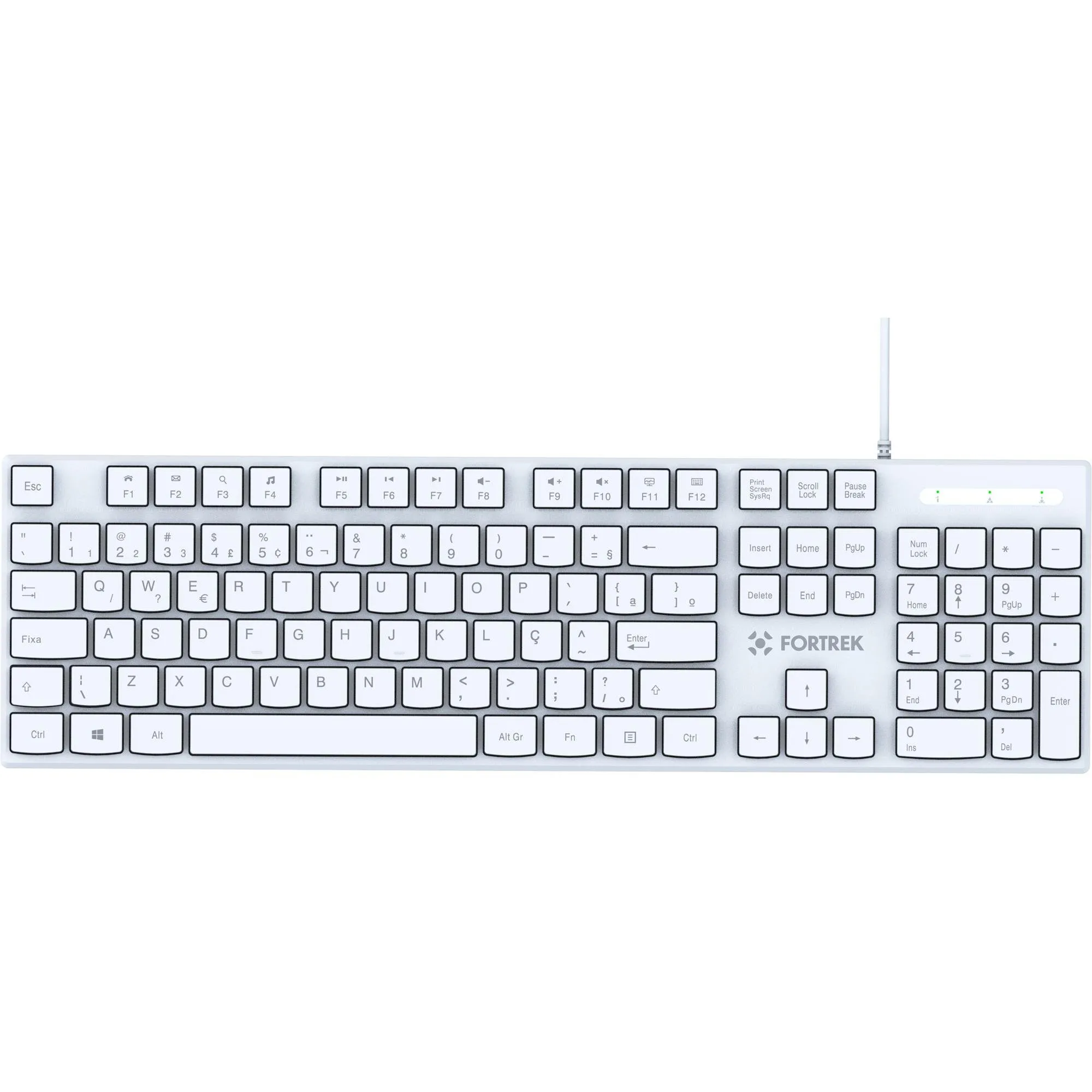 TECLADO SLIM FORTREK K15 BR (84953)