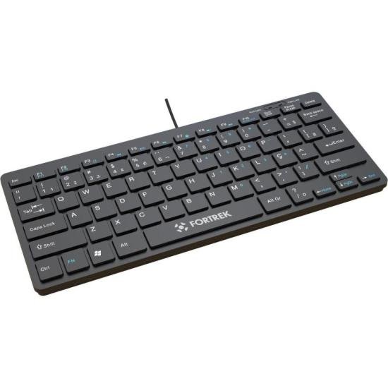 Teclado Mini Office Fortrek K13 USB ABNT2 Preto por 46,13 à vista no boleto/pix ou parcele em até 1x sem juros. Compre na loja Fortrek!