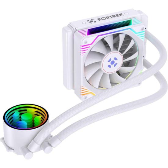 Water Cooler Fortrek Breezy 120 mm Fan Branco por 333,23 à vista no boleto/pix ou parcele em até 10x sem juros. Compre na loja Fortrek!
