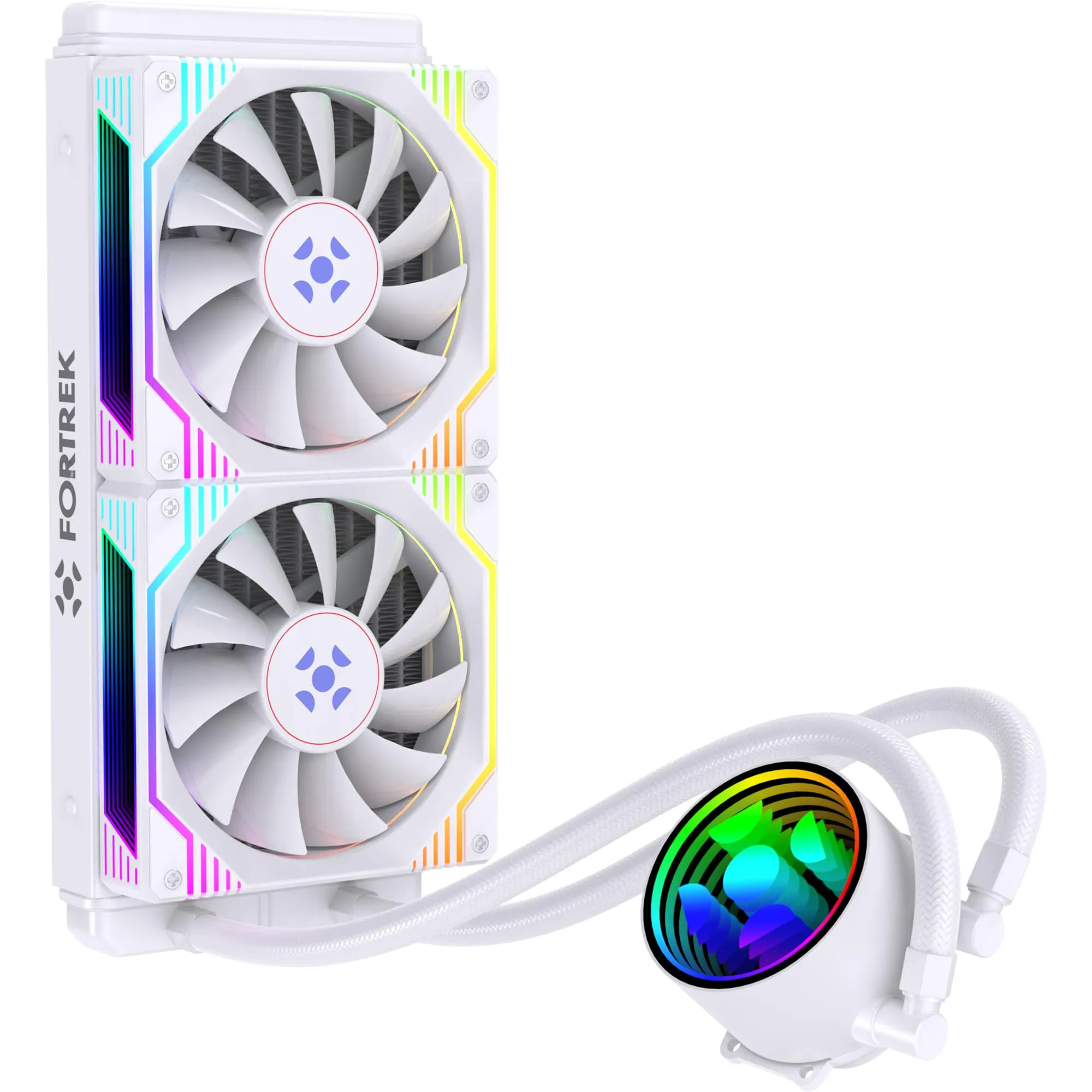 Water Cooler Fortrek Breezy 240 mm Fan Duplo Branco (84961)